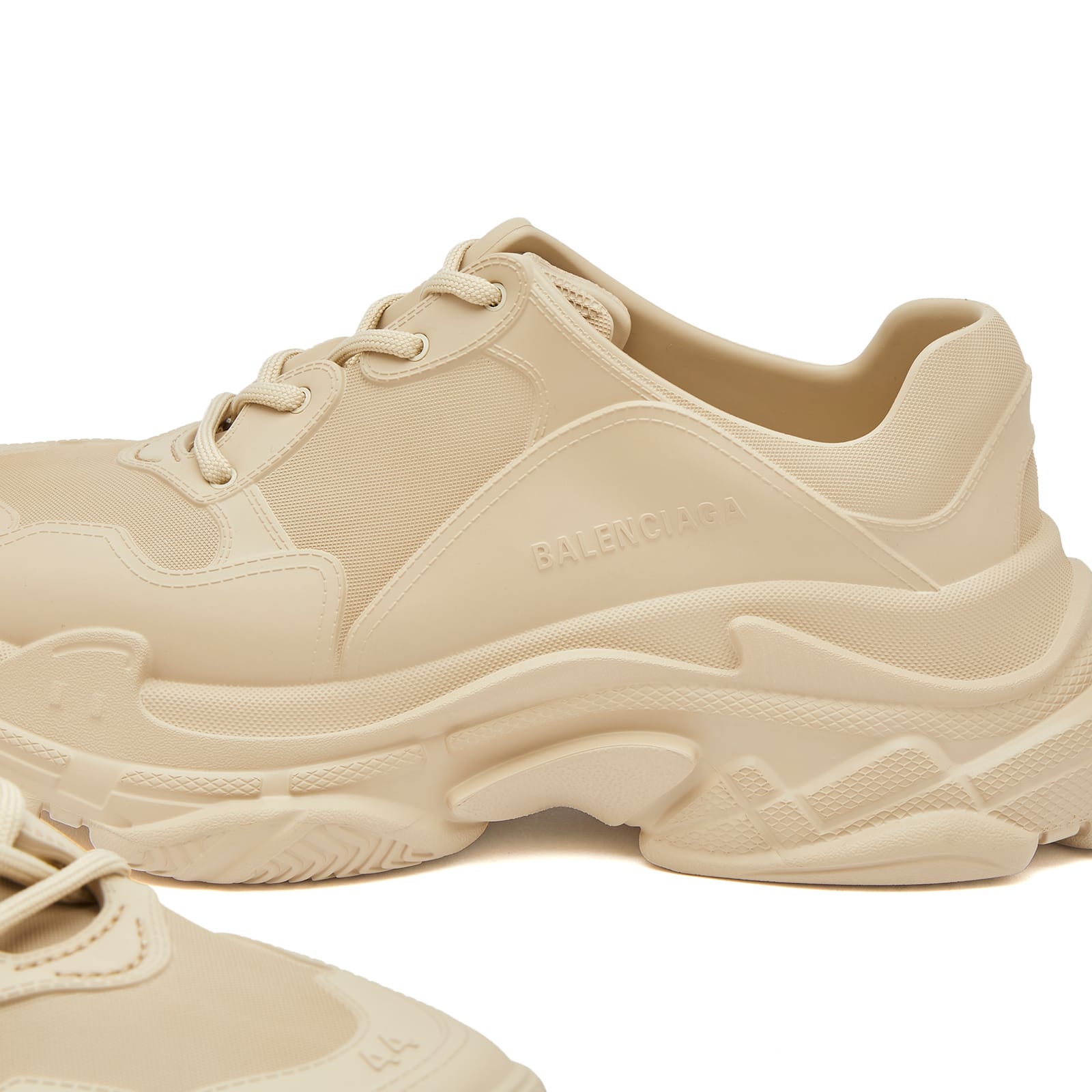 Balenciaga Men's Triple S Mold Sneaker Taupe Curated Menswear