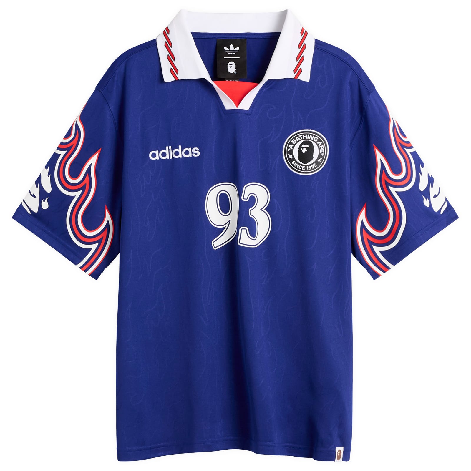 トップス adidas xA Bathing ApeFootballFlameJersey Path