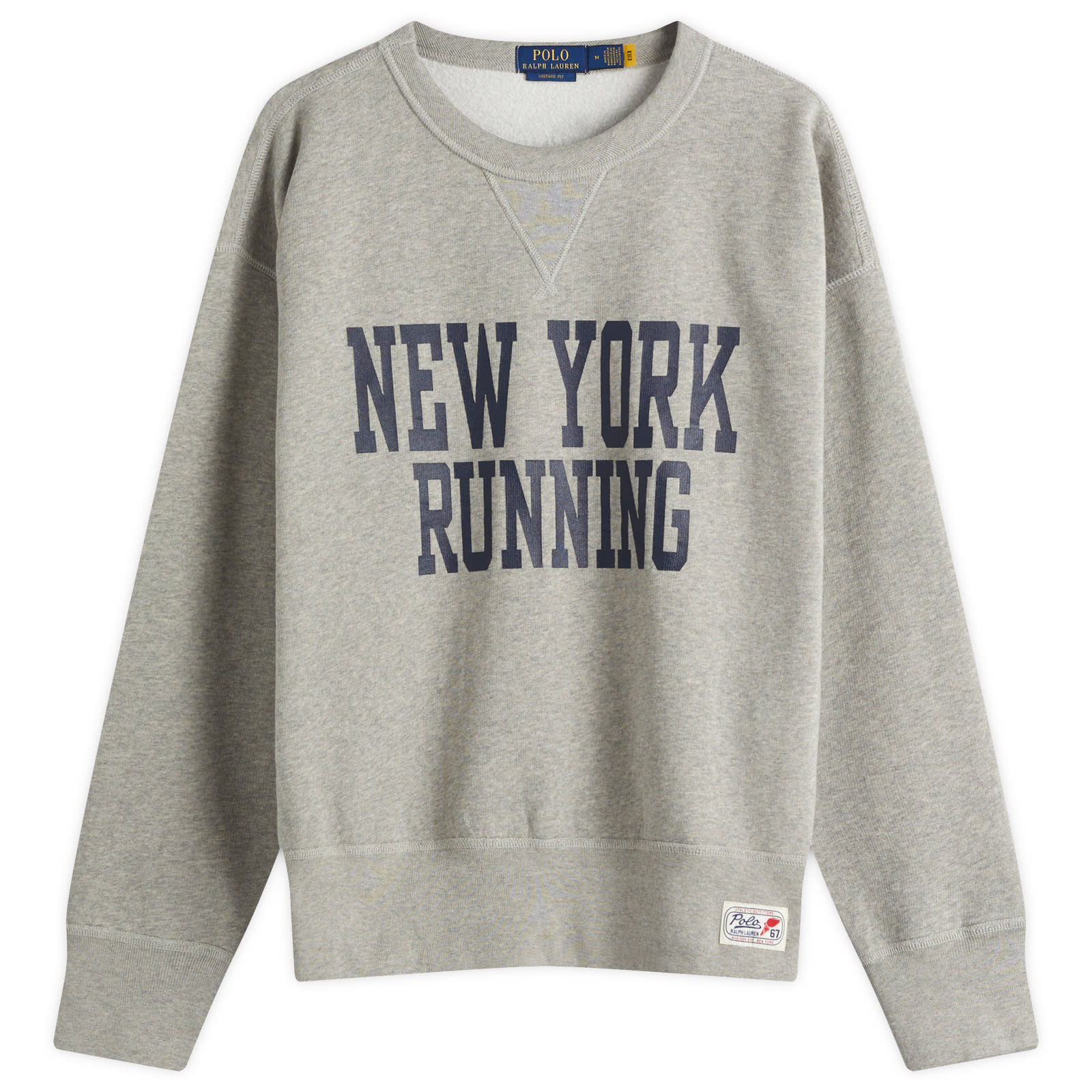 Polo Ralph Lauren NYC Run Club Sweatshirt Dark Sport Heather