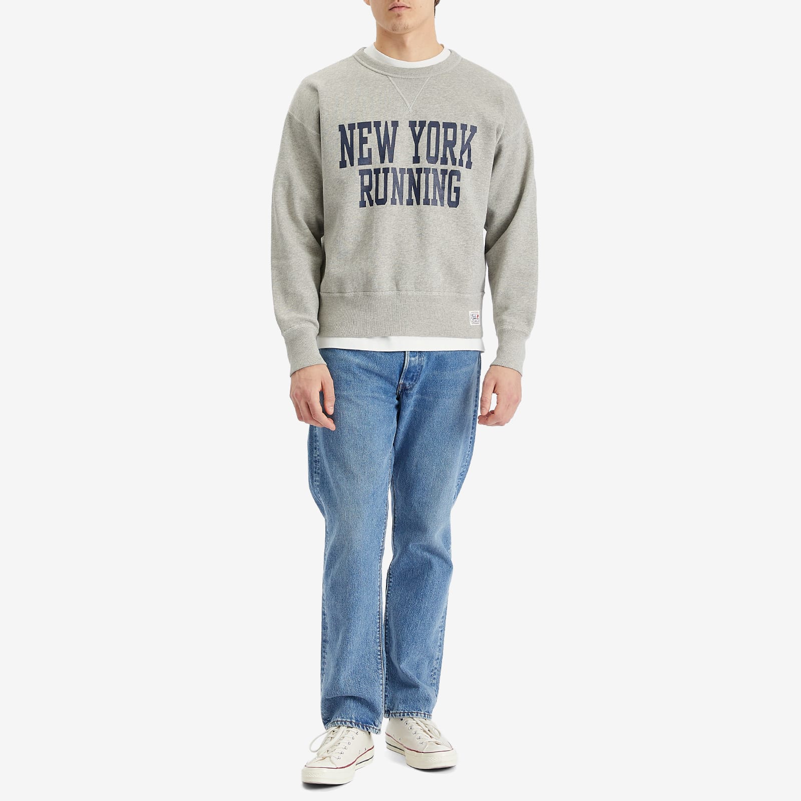 Polo Ralph Lauren Men's NYC Run Club Sweatshirt Dark Sport Heather