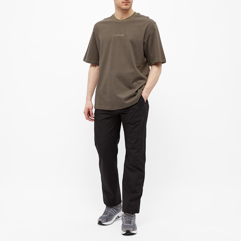 Adidas Rib Detail Tee Olive | END. (UK)
