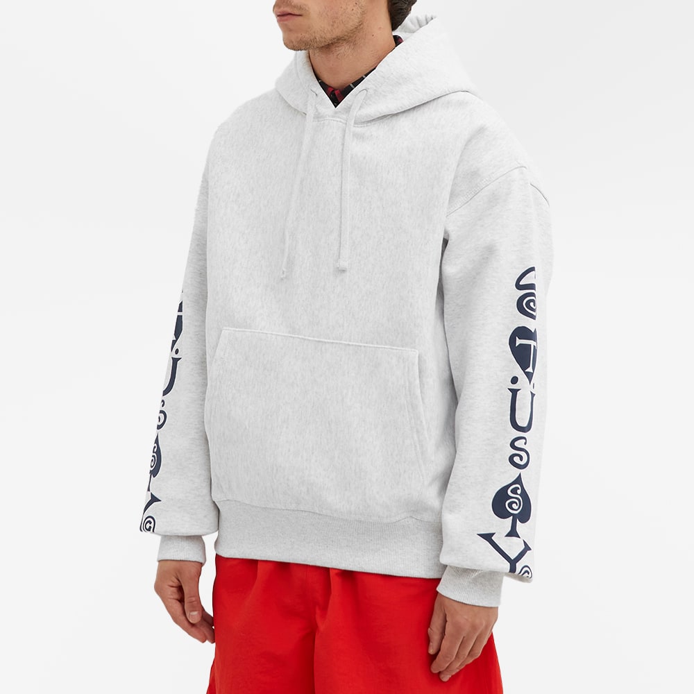Stussy Hearts & Spades Hoody Ash Heather END. (US)