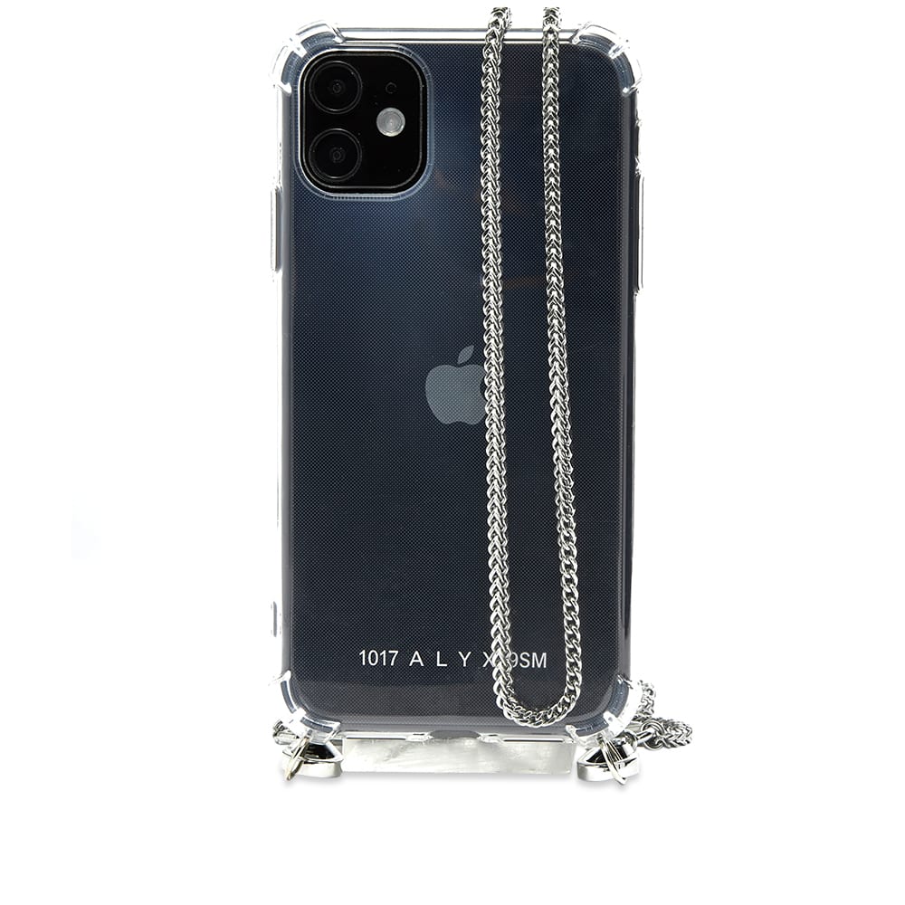 iPhoneケース BALENCIAGA - 1017 ALYX 9SM iPhone 11pro chain case Transparent Small Chunky Chain iPhone 11 Pro Case by 1017