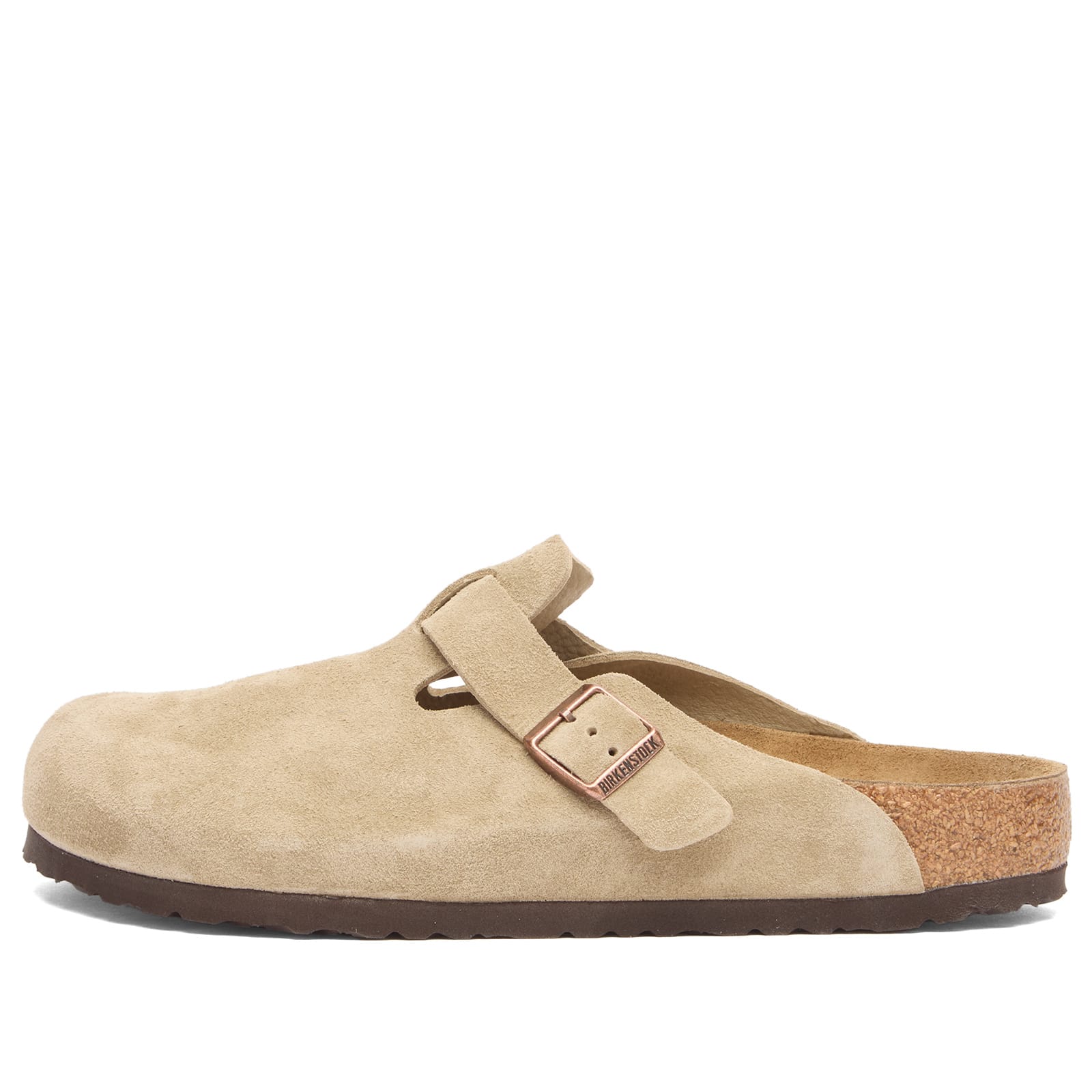 Birkenstock Unisex Taupe Suede Boston