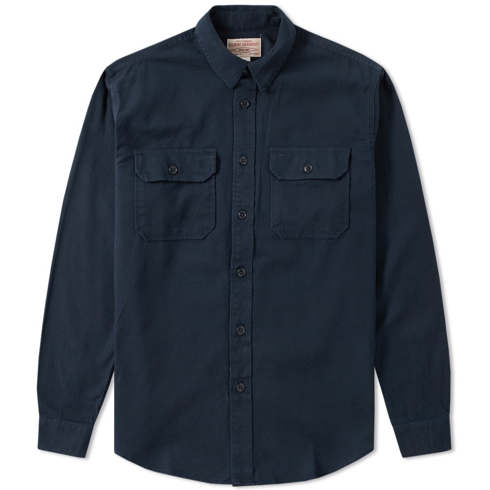 Filson Twill Chino Shirt Navy | END. (CA)