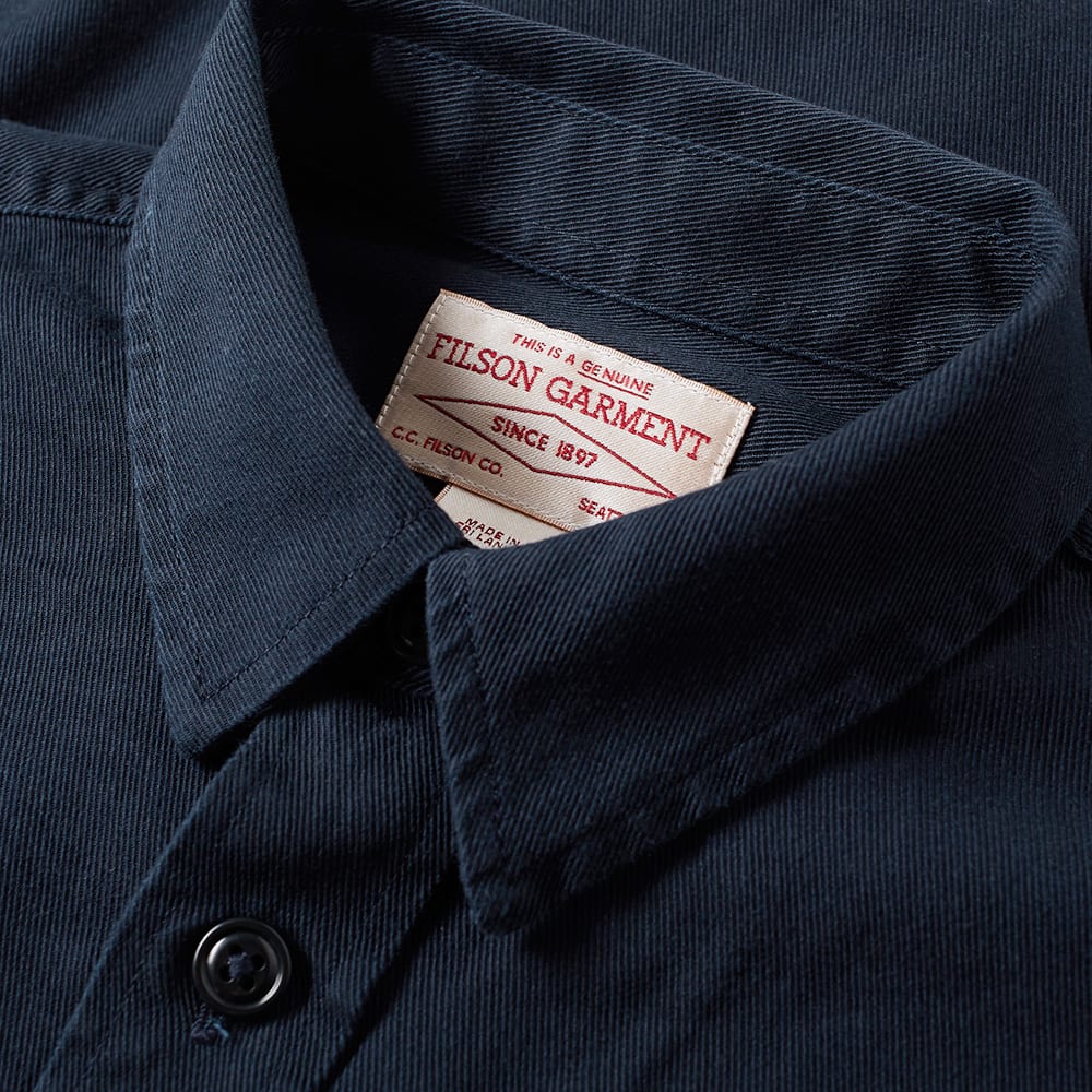 Filson Twill Chino Shirt Navy | END. (CA)