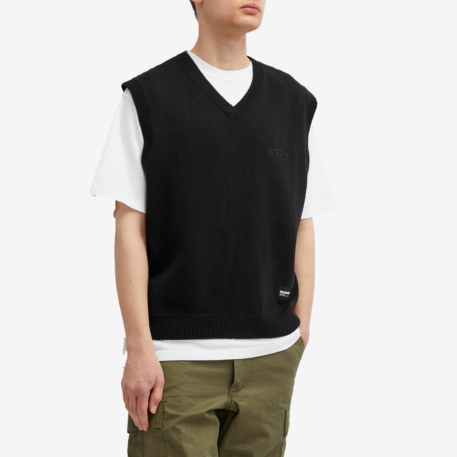 Neighborhood PLAIN V-NECK VEST ベスト Neighborhood PLAIN V-NECK VEST ネイバーフッド ニットベスト 24ss
