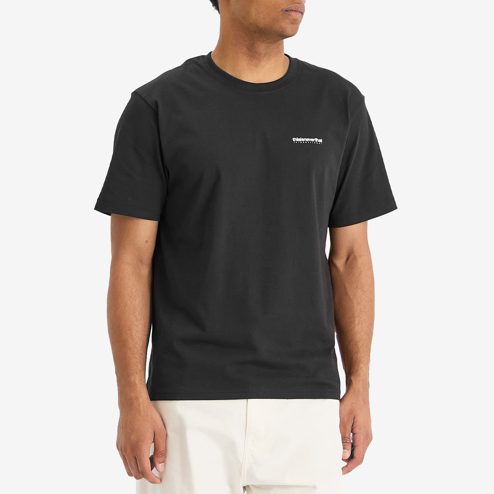 thisisneverthat Men's Intl. Logo T-Shirt Black - Curated
