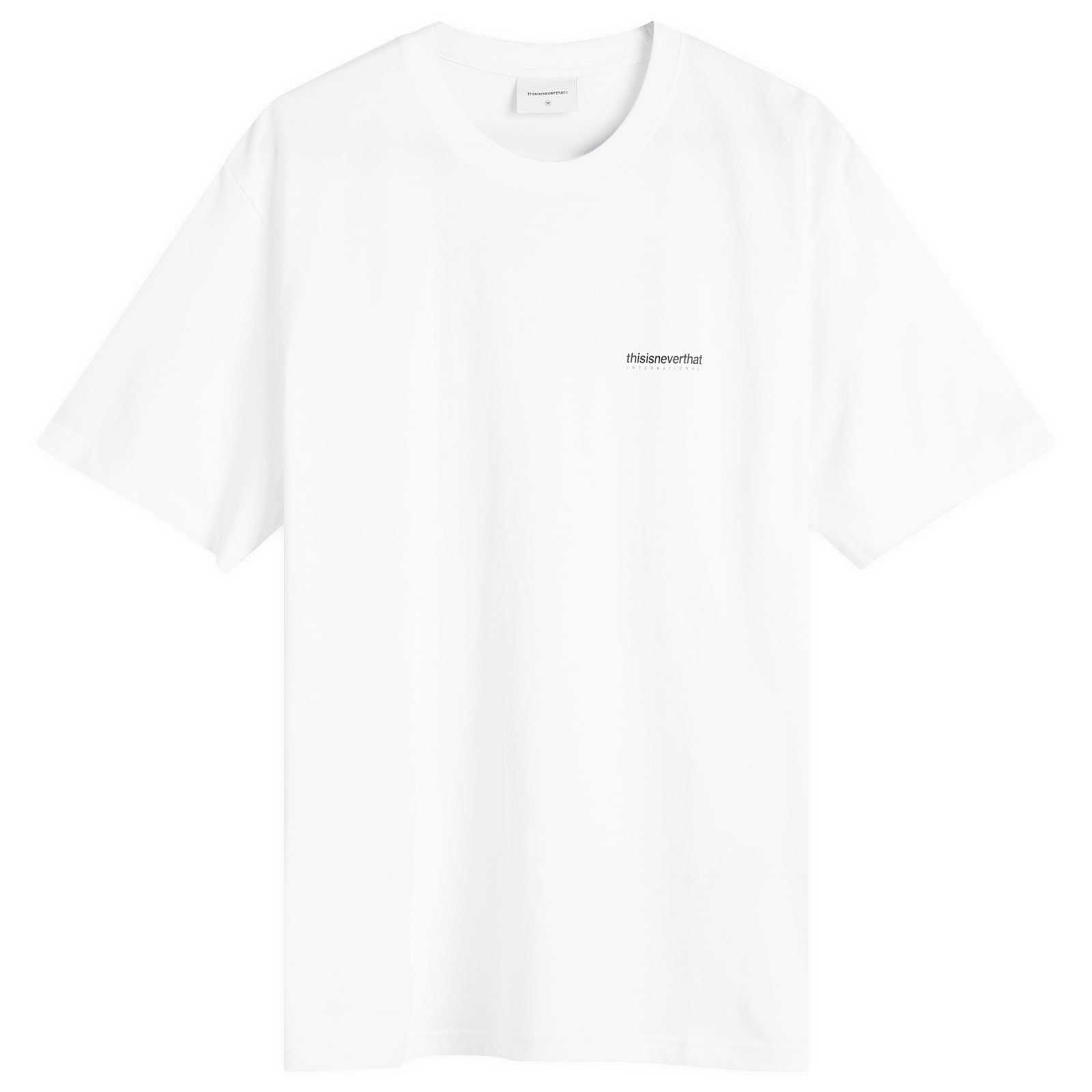 ★thisisneverthat★ INTL Logo Tee White TN251TTSST39WHT thisisneverthat® Intl. Team Men's T-Shirt White TN251TTSST39