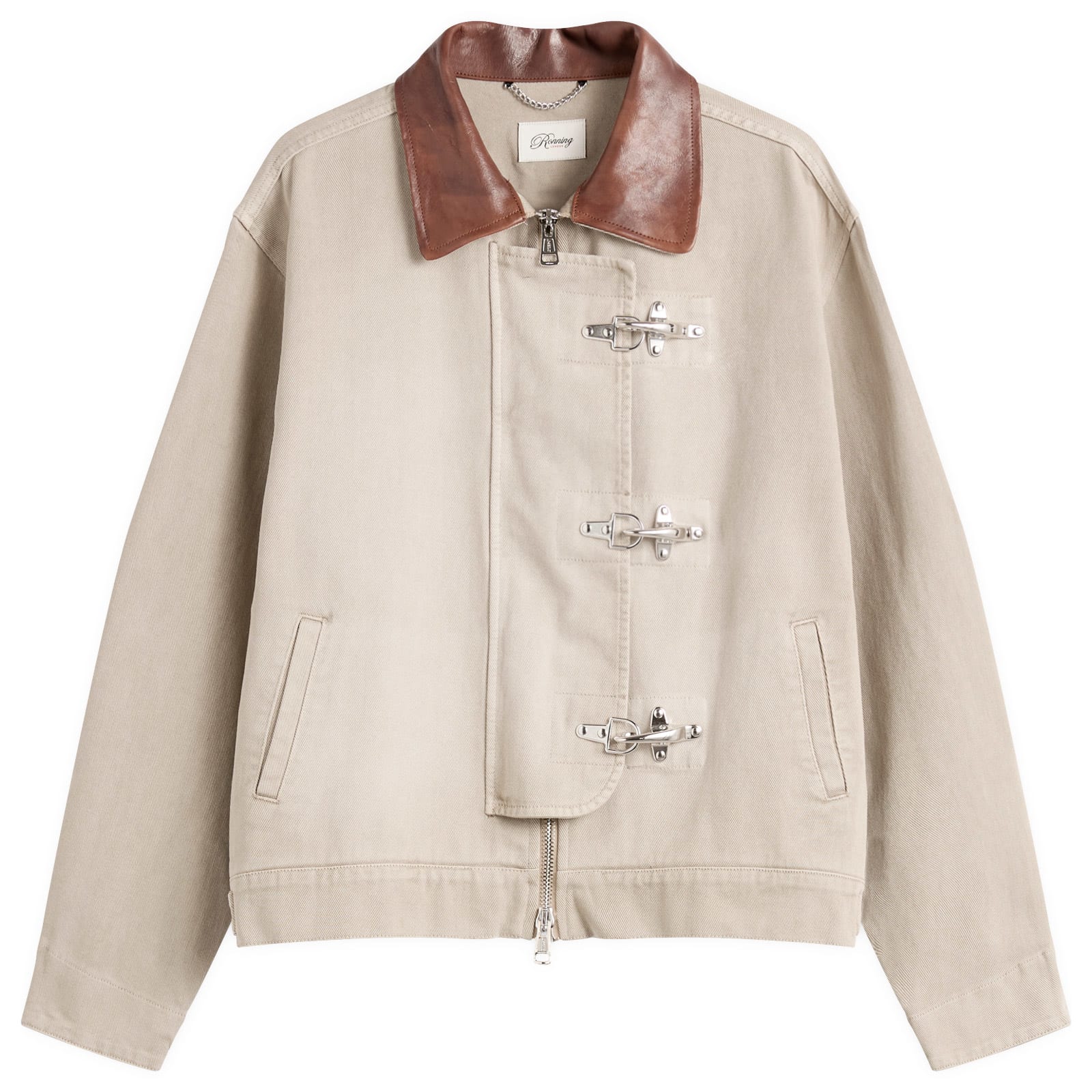 Ronning Men’s Utility Fireman Jacket Washed Sand