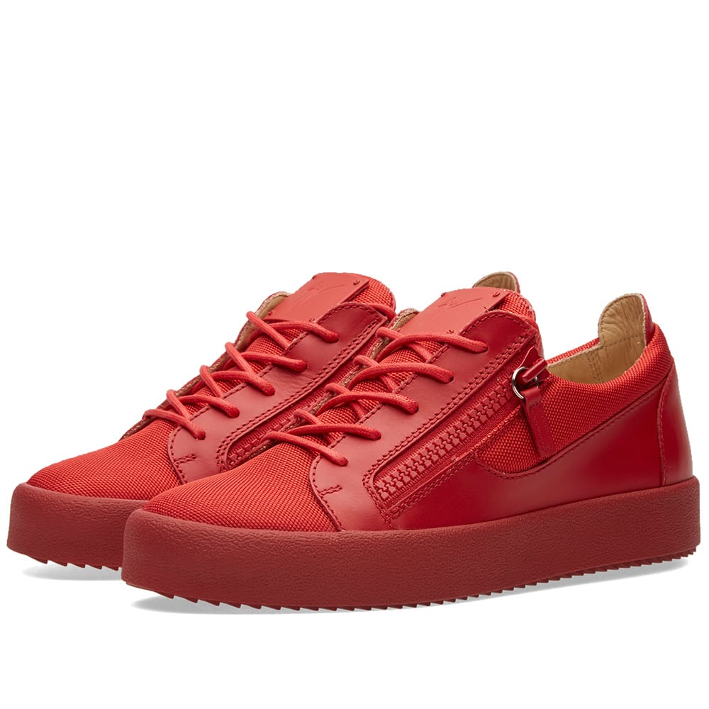 red giuseppe trainers