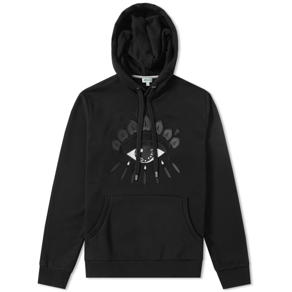 Kenzo Eye Embroidered Hoody Black END.