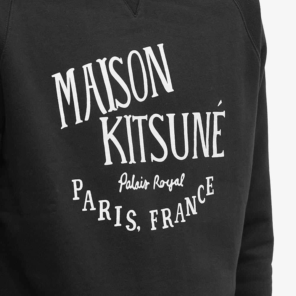 Maison Kitsuné Palais Royal Crew Sweat Black | END. (Global)