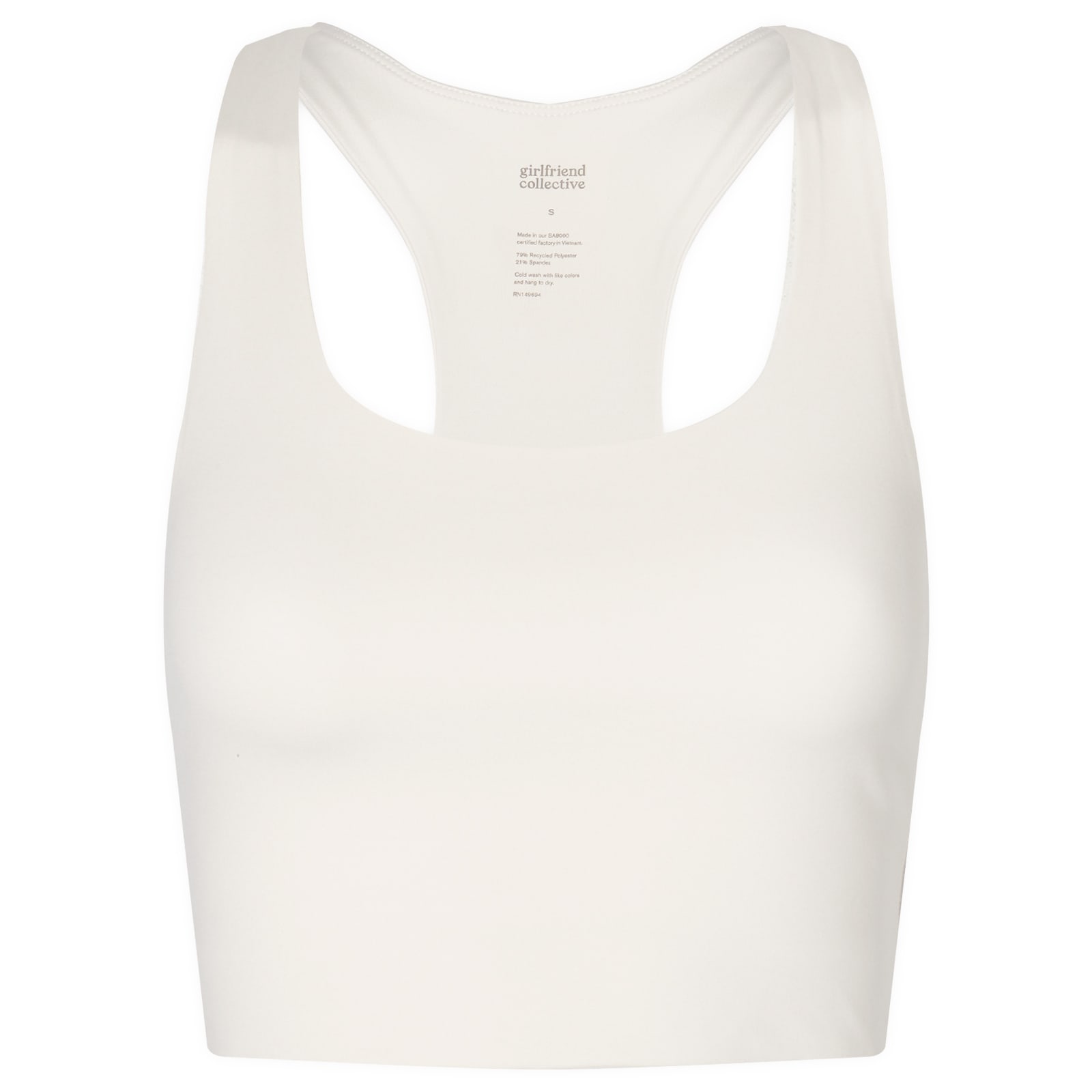 Girlfriend Collective Women's Ivory Paloma Bra
