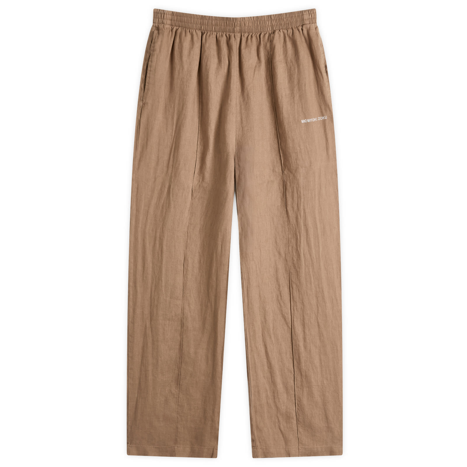 MKI Linen Wide Leg Trousers Mushroom END. (AR)