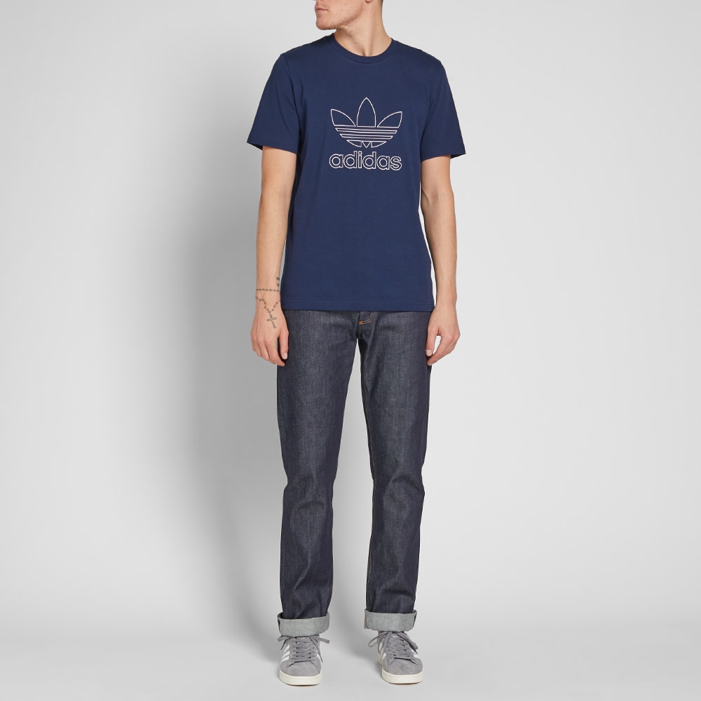 adidas outline tee