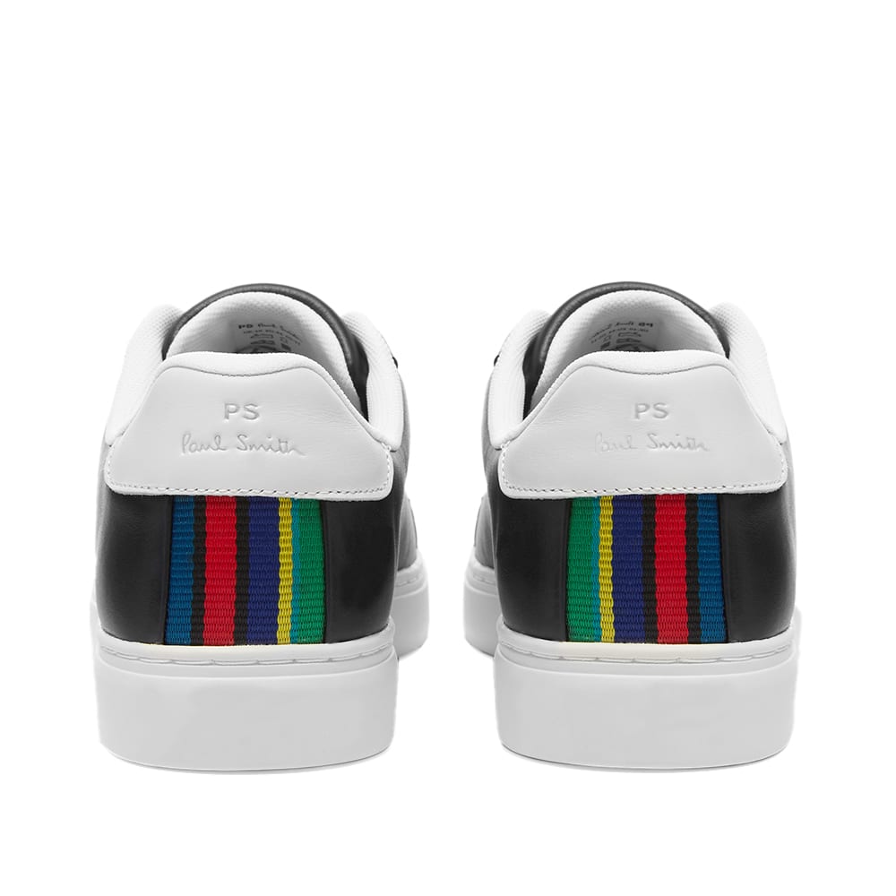 スニーカー Paul Smith SS25 (M2S REX56 JLEA 79) Paul Smith Men's Rex Stripe Heel Tab Sneaker Black | M2S