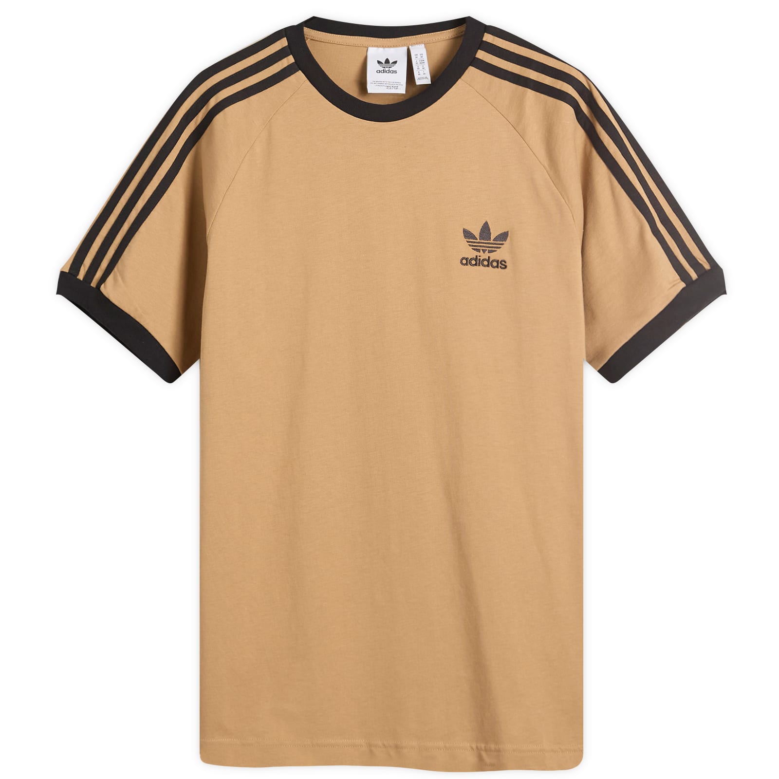 adidas 3-Stripes T-Shirt Cardboard & Black | END. (US)