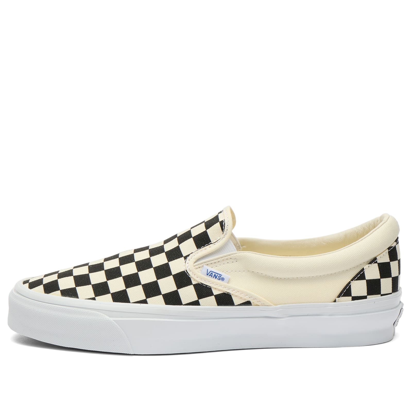 Vans Kids Slip 98 Reissue Trainers Checkerboard Black, 4