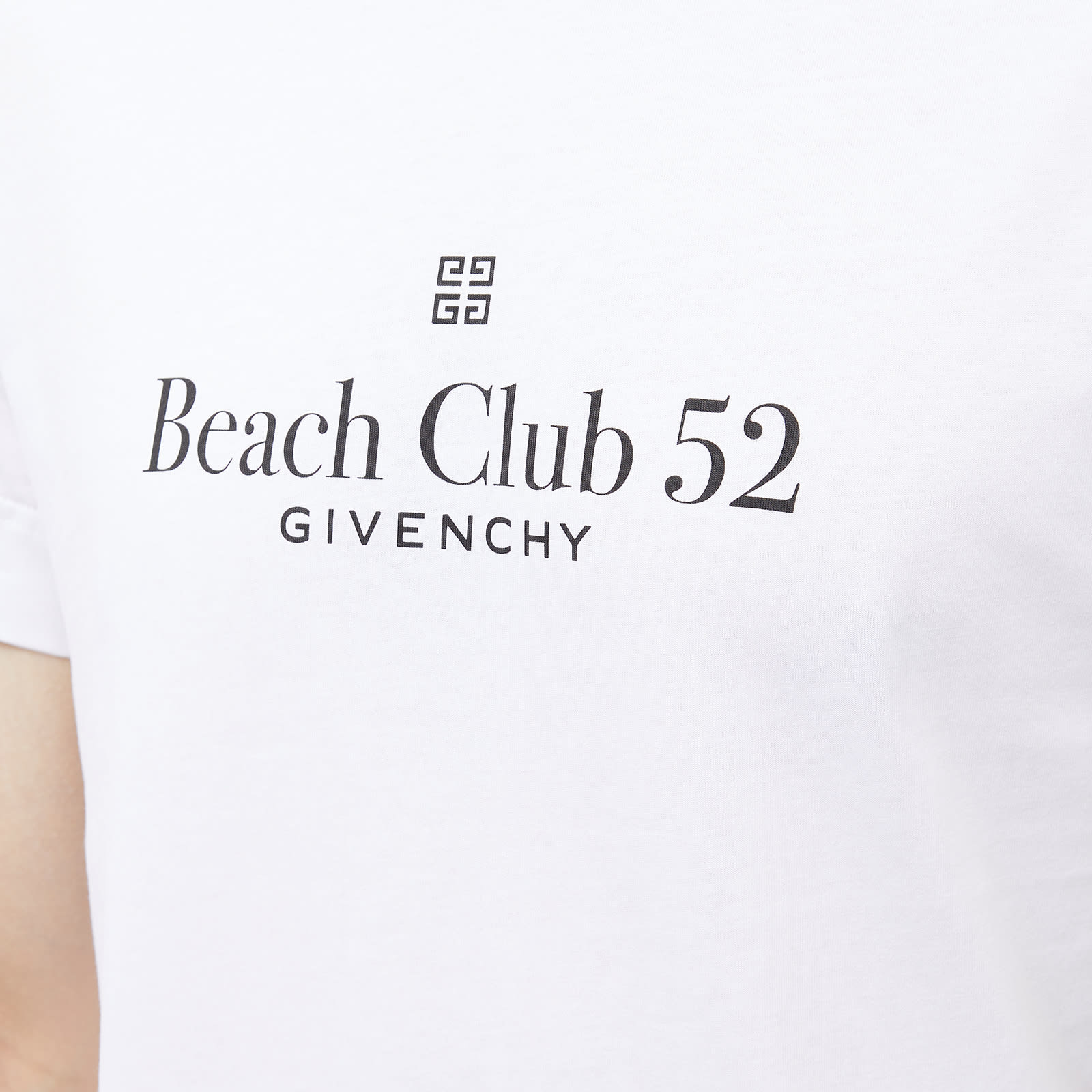 Givenchy Men's Beach Club 52 Tee White | BM716G3YEV-100