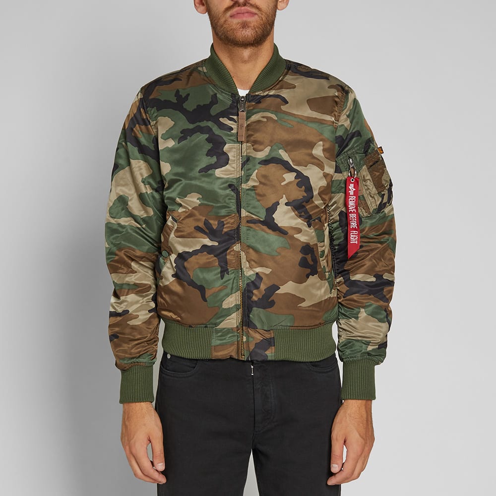 Alpha Industries MA-1 VF 59 Flight Jacket Woodland Camo | END. (US)