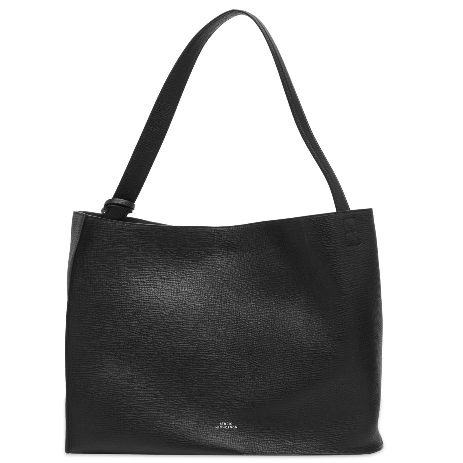トートバッグ STUDIO NICHOLSON THE REFLECTION TOTE BAG Studio Nicholson The Reflection Tote Bag Black | END. (TW)