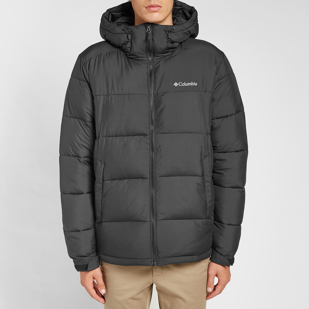 Columbia pike lake hooded jacket in black clearance