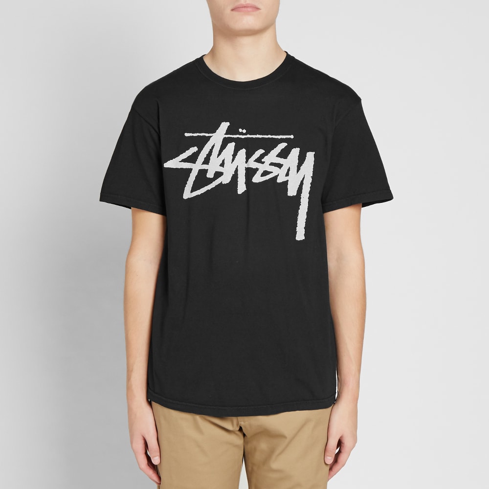 Stussy stock pigment dyed tee Clearance