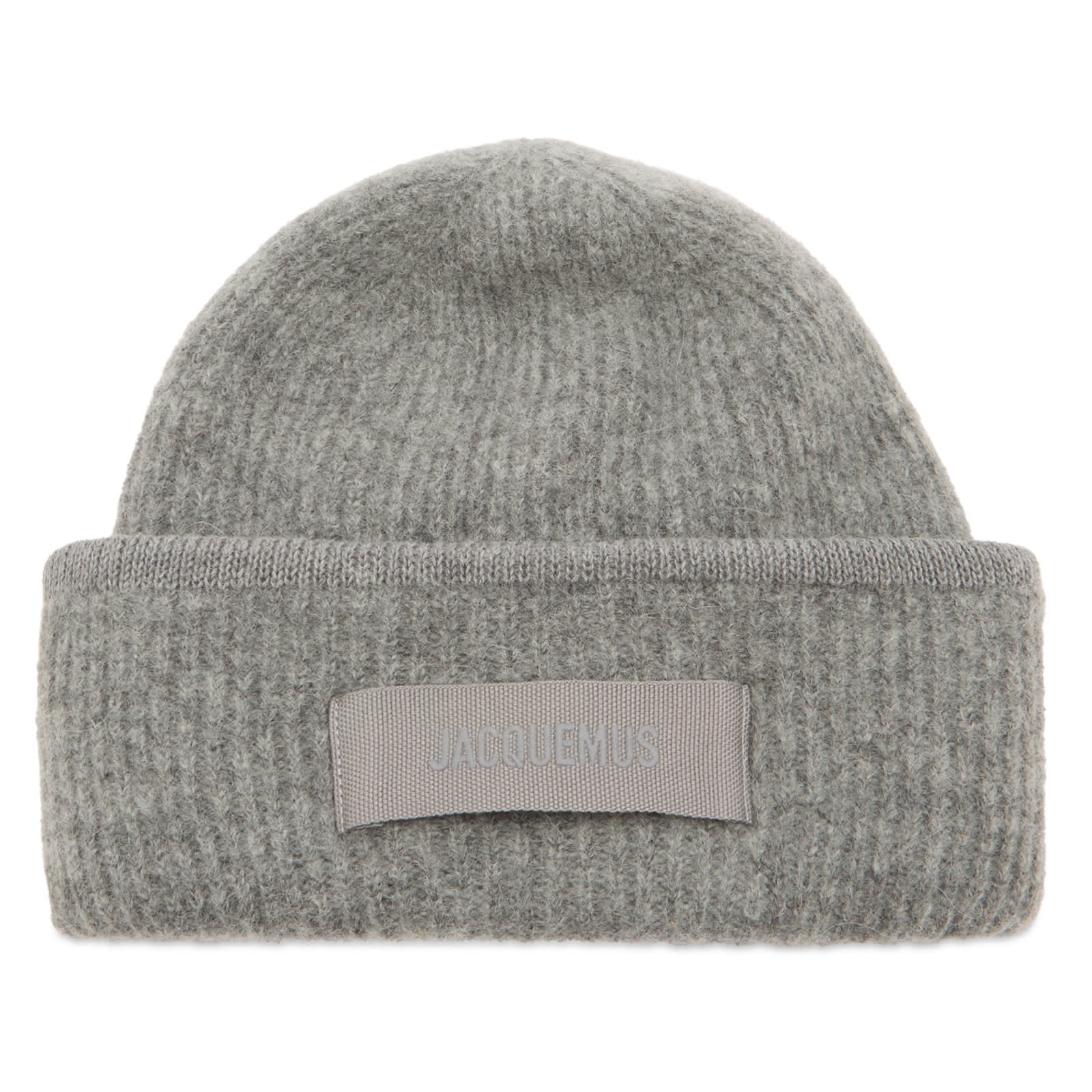 Jacquemus Men’s Grosgrain Beanie Dark Grey
