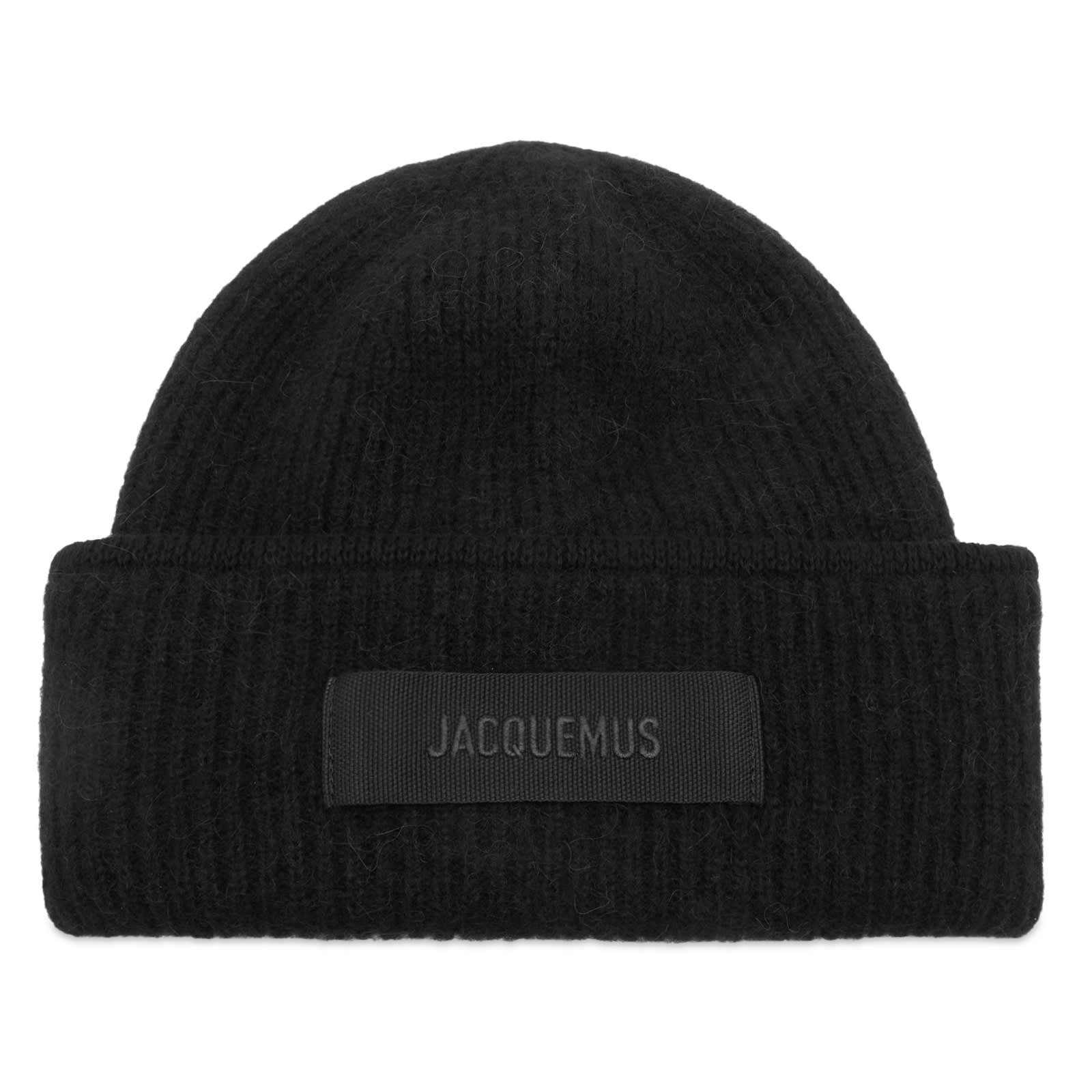 Jacquemus Men’s Grosgrain Beanie Black
