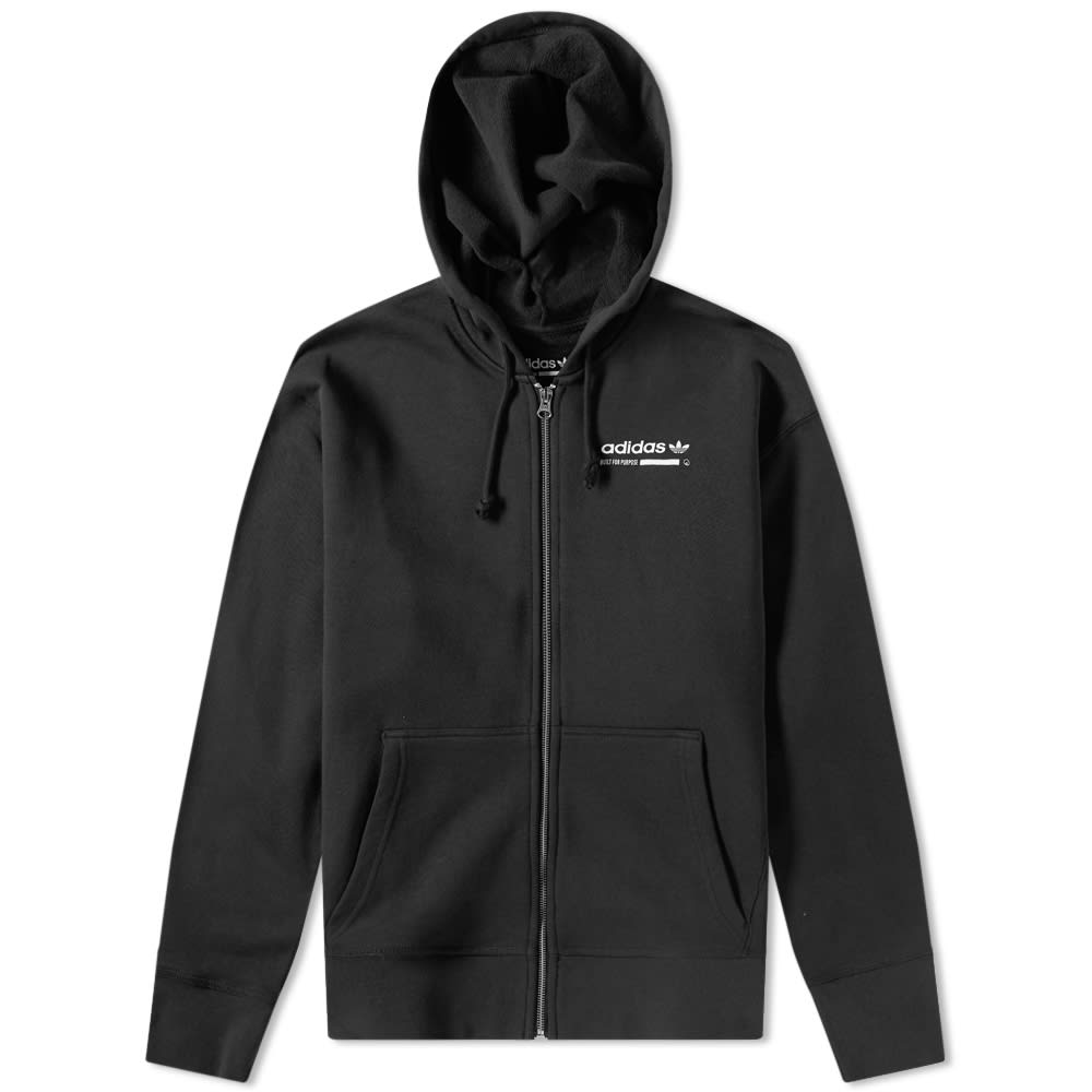 Adidas Kaval Full Zip Hoody Black | END. (US)