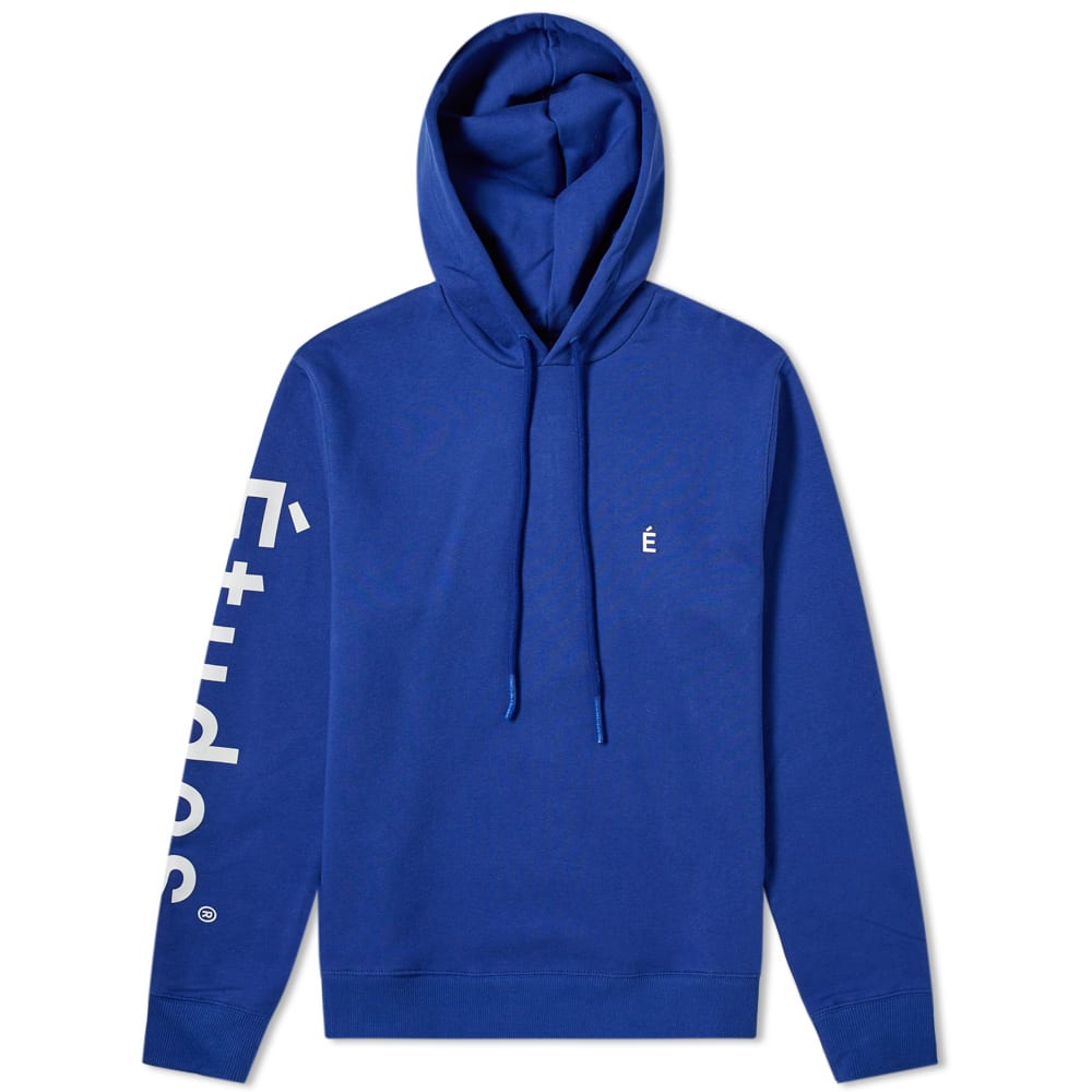 Études Klein Logo Sleeve Hoody Blue | END.