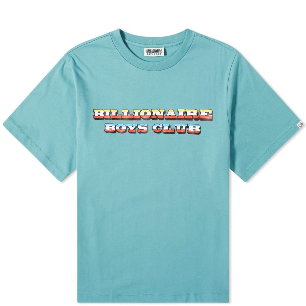 Up your slogan tee game courtesy of Billionaire Boys Club - this soft teal crewneck is a fresh Pre Spring 2020 offering from Pharrell’s streetwear label. The brand name marks the front in a primary coloured retro font reminiscent of cowboys, comic books and carnivals.100% CottonRibbed CrewneckPrinted Branding