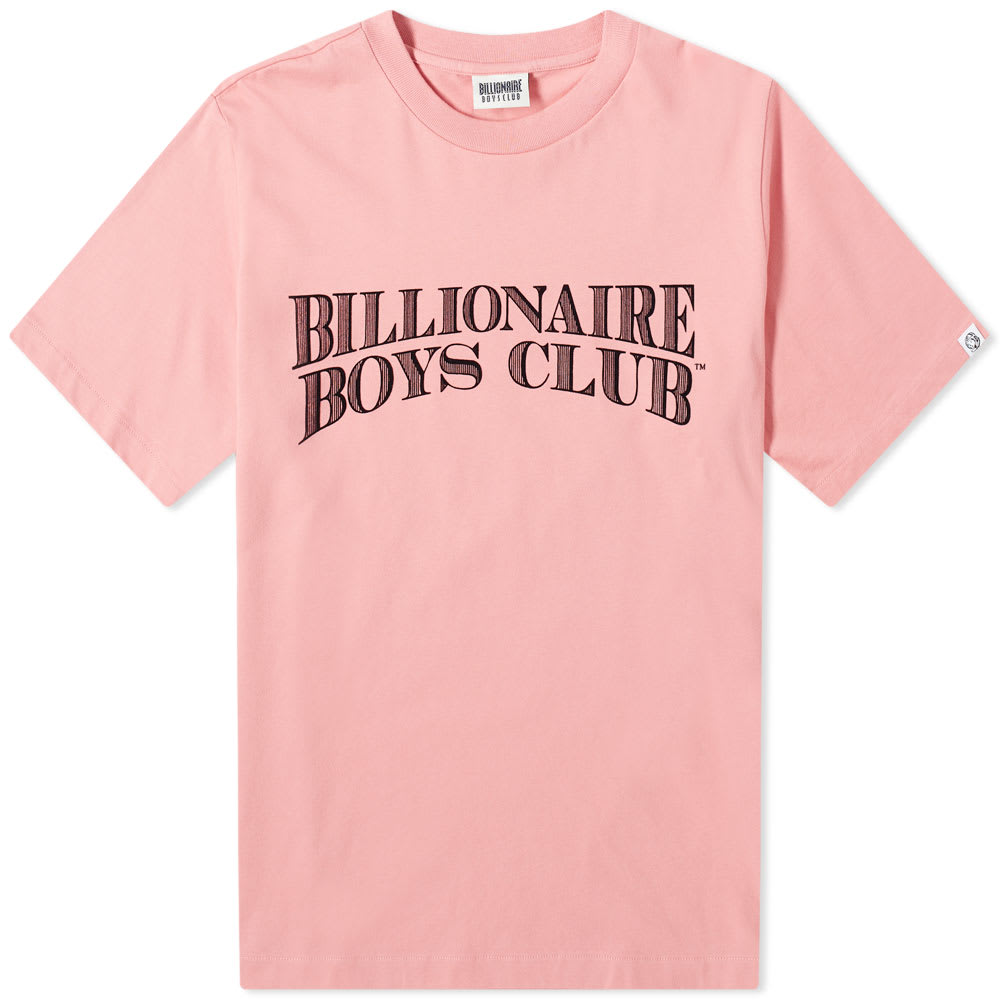 Billionaire Boys Club celebrates the 50th anniversary of the moon landings this season, detailing designs with astronaut-inspired logos, like the woven tab on this classic tee. Cut from soft slub cotton in a warm pink hue, it’s also printed with the label’s dollar bill graphic branding for a signature look.100% CottonRibbed CrewneckPrinted Branding
