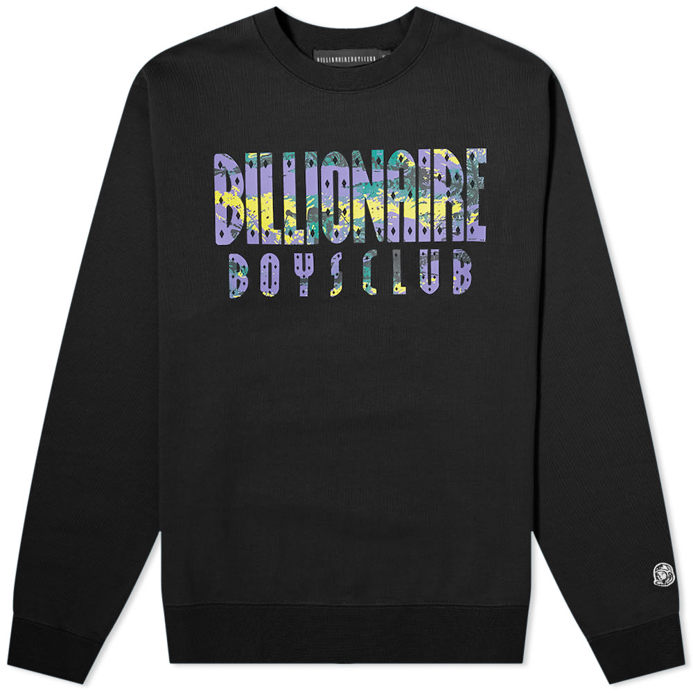 Prepare for a ‘tropical winter’ with Billionaire Boys Club – for its Pre-Spring 2020 collection, the label covers all bases with both mountain slope and poolside-inspired designs. This classic black sweat is cut from breathable cotton, and printed with a skiing scene logo in bright contrasting hues. 100% CottonPrinted BrandingRibbed Trims