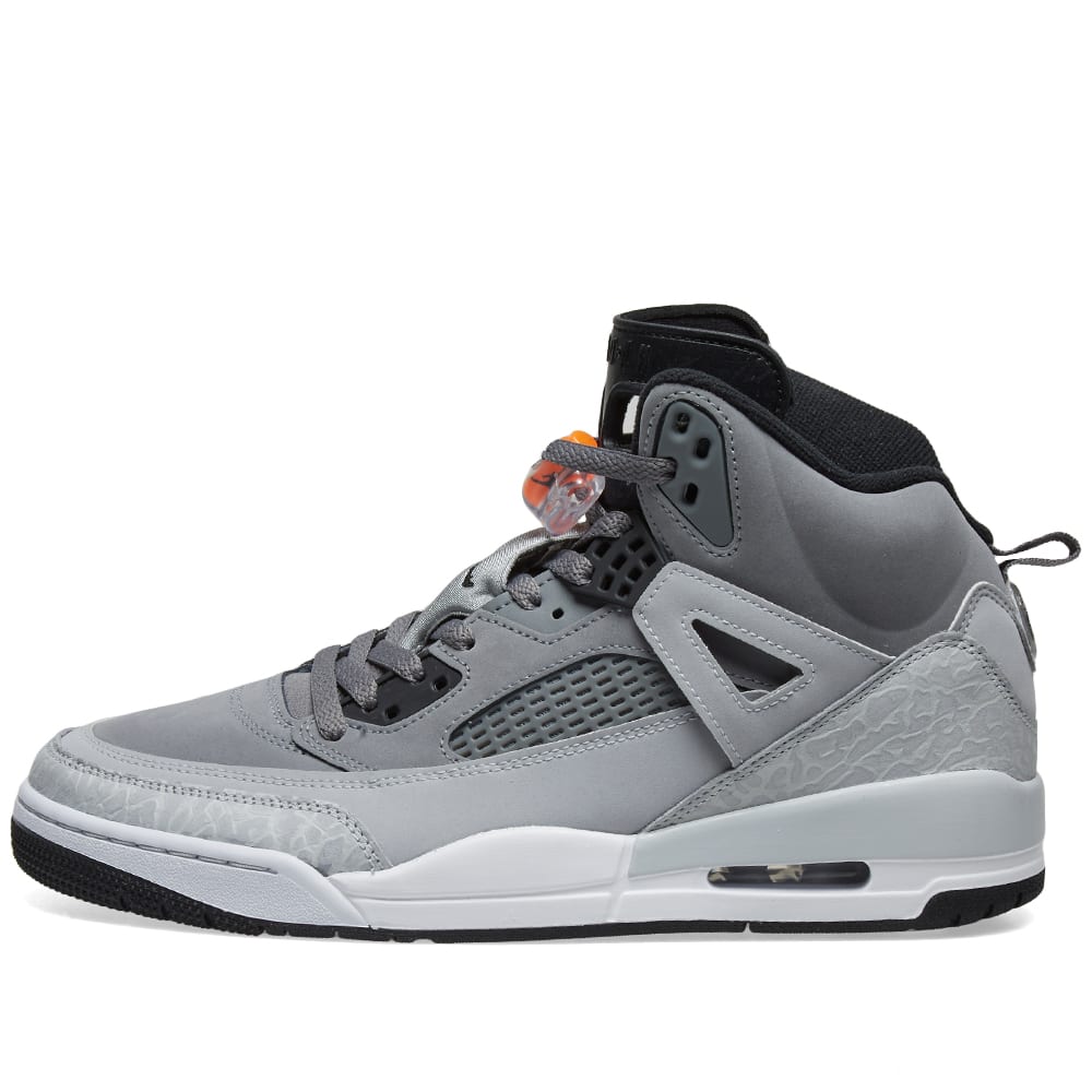 jordan gray and orange slides