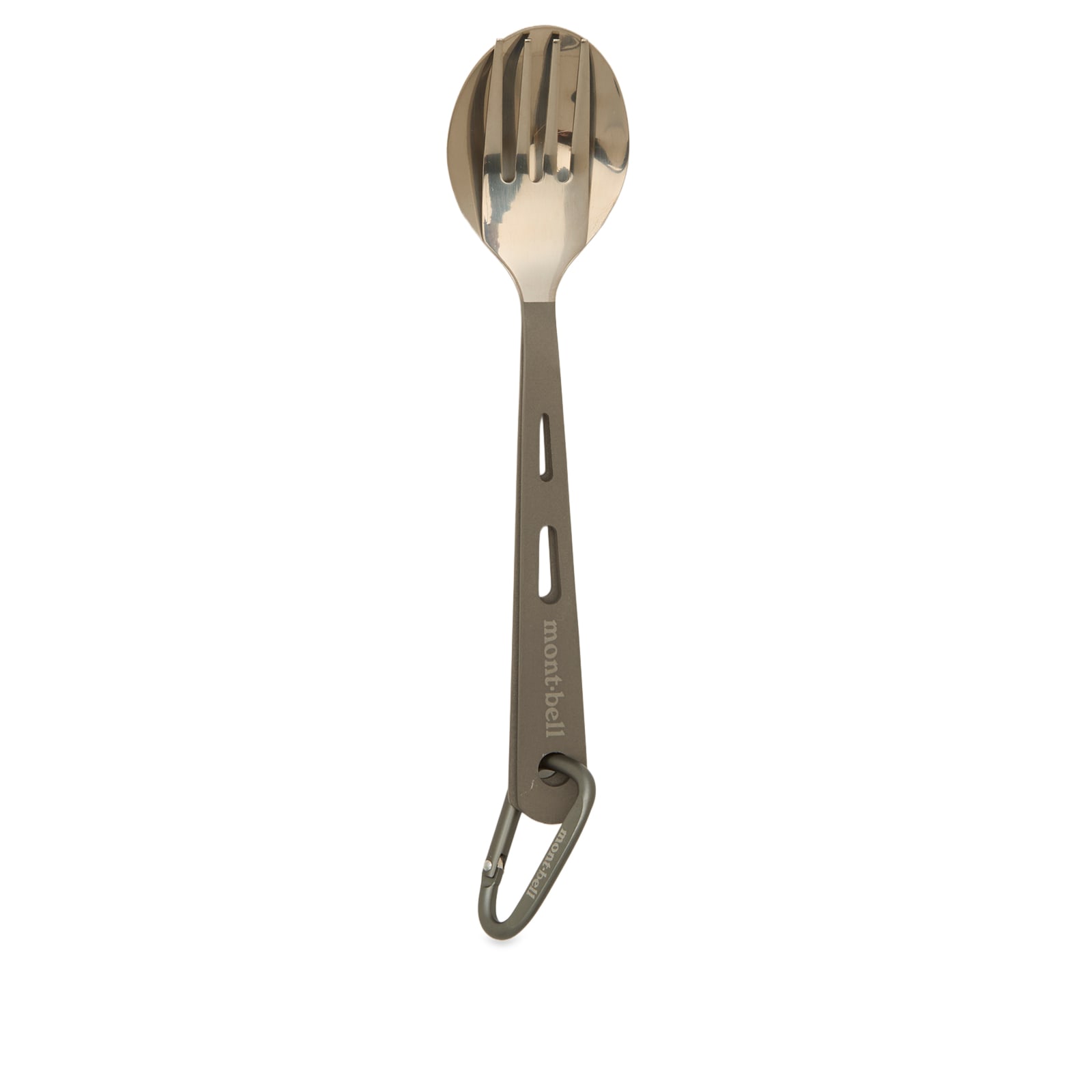 Montbell Men’s Titanium Spoon & Fork Set Silver