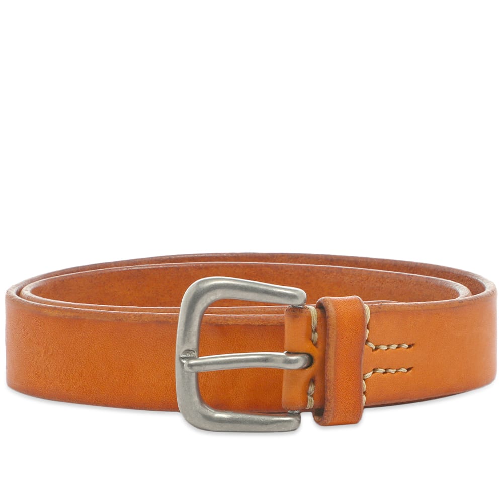 The Real McCoys Joe McCoy Bend Leather Belt Brown | END. (KR)