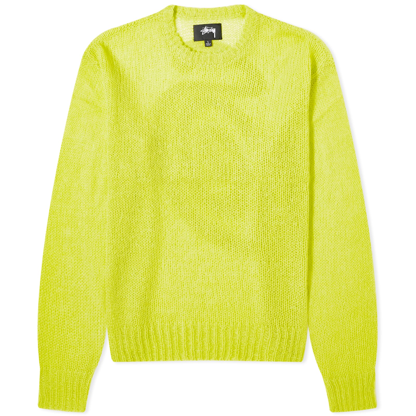Stussy S Loose Knit Sweater Lime | END. (JP)