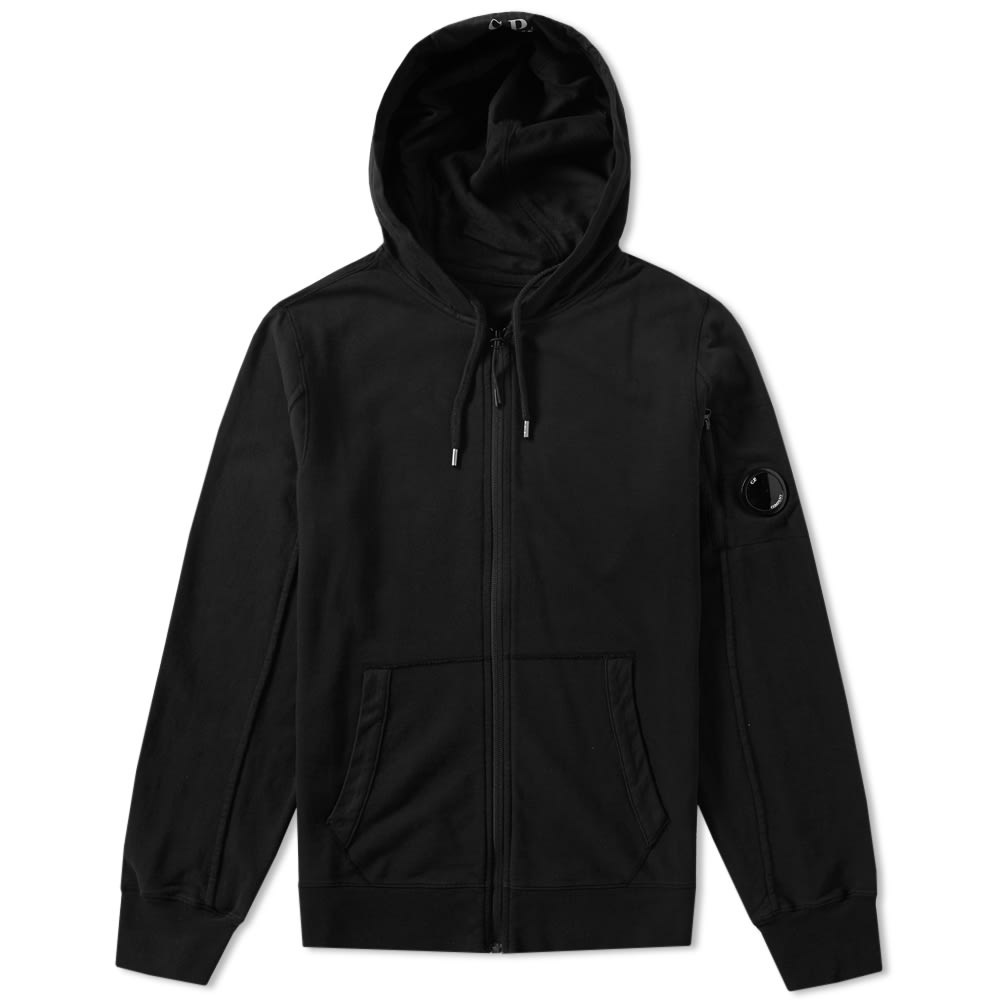 C.P. Company Arm Lens Zip Hoody Black | END. (UK)