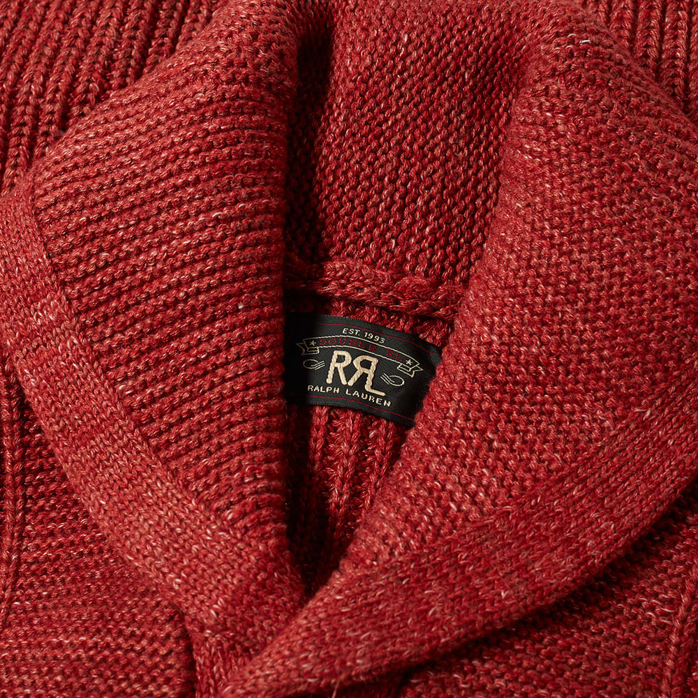 rrl cashmere shawl collar cardigan