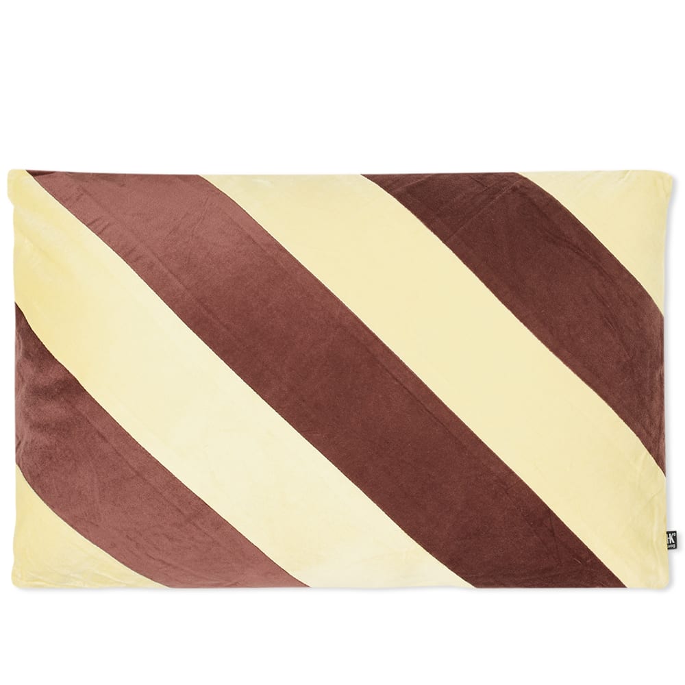 purple rectangle cushion