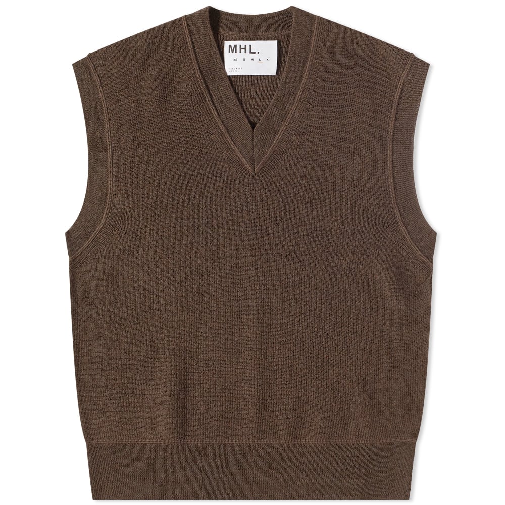 MHL「TOUGH WOOL RIB SLIPOVER」 MHL. by Margaret Howell Ribbed