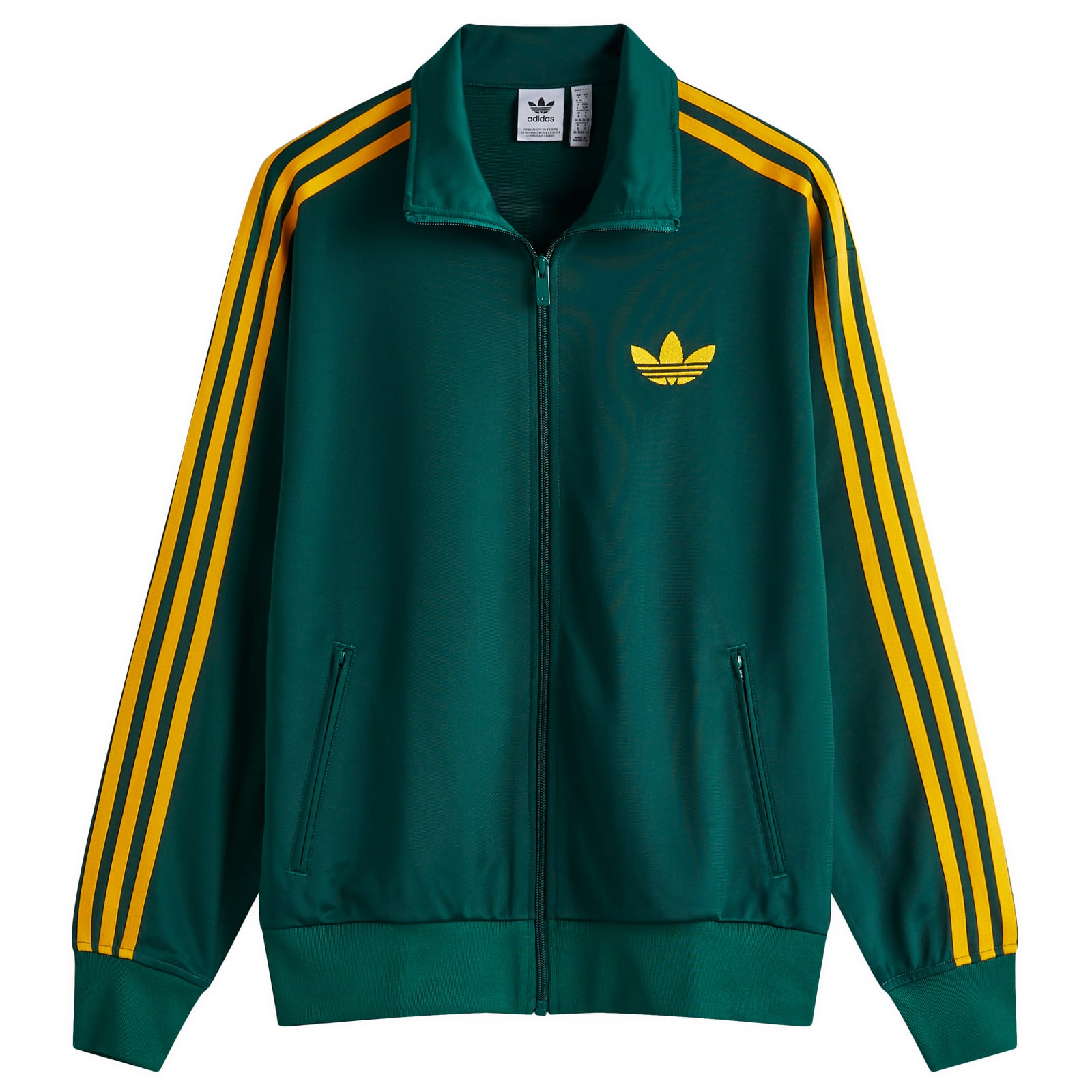 ★adidas★ Firebird loose track top green yellow JP2299 Adidas Firebird Loose Track Top Collegiate Green & Crew