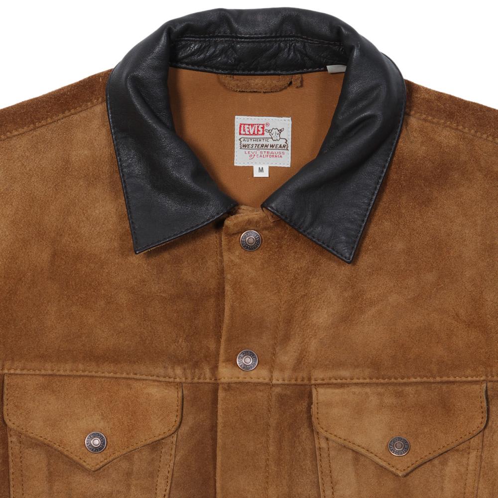 Levi's 1950s Vintage Suede Trucker Jacket Rubber | END.