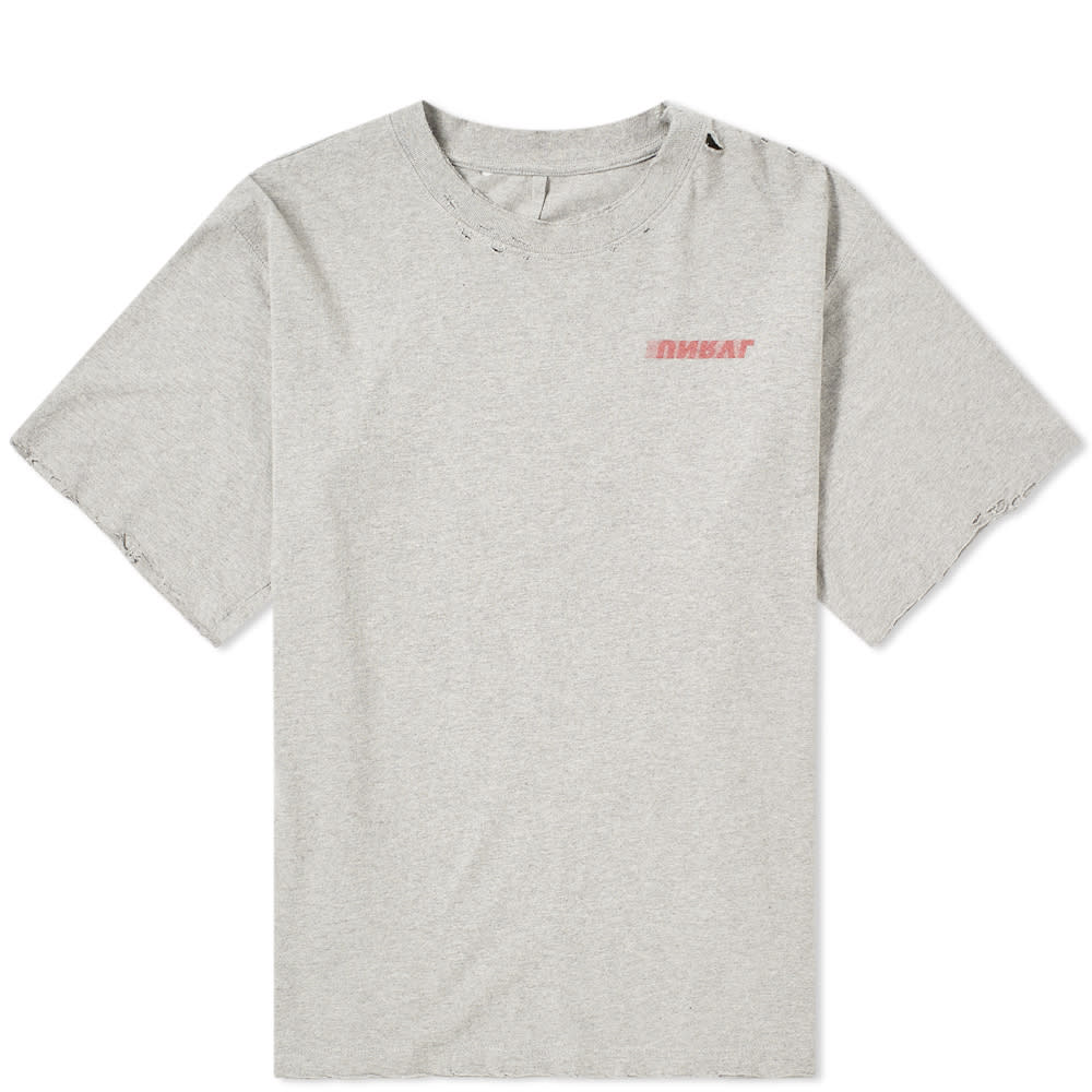 Unravel Project Motion Logo Back Print Tee Grey Marl | END. (US)