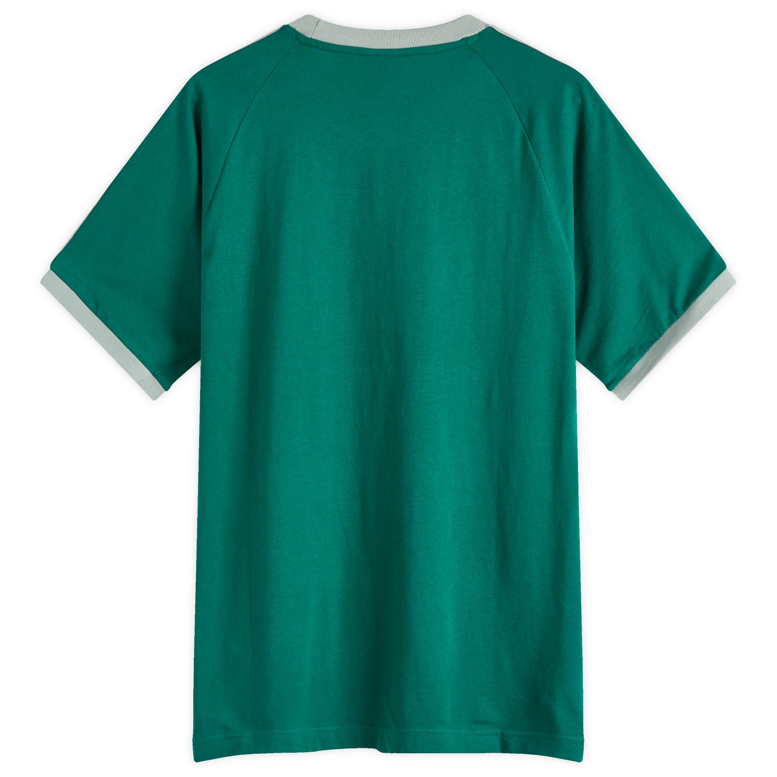 adidas 3-Stripes T-Shirt Collegiate Green - Curated Menswear