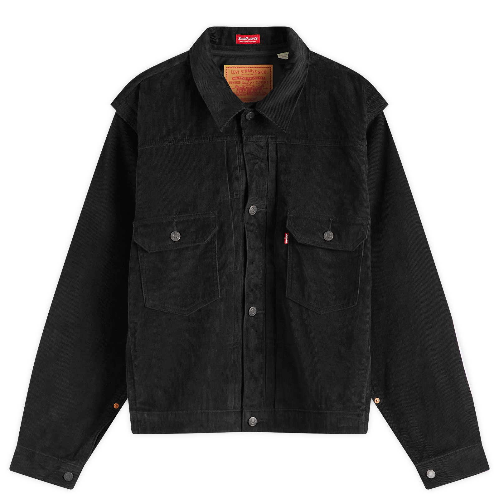 Levi's x Undercover Men's Pinnacle Cord Trucker Jacket Black Cord