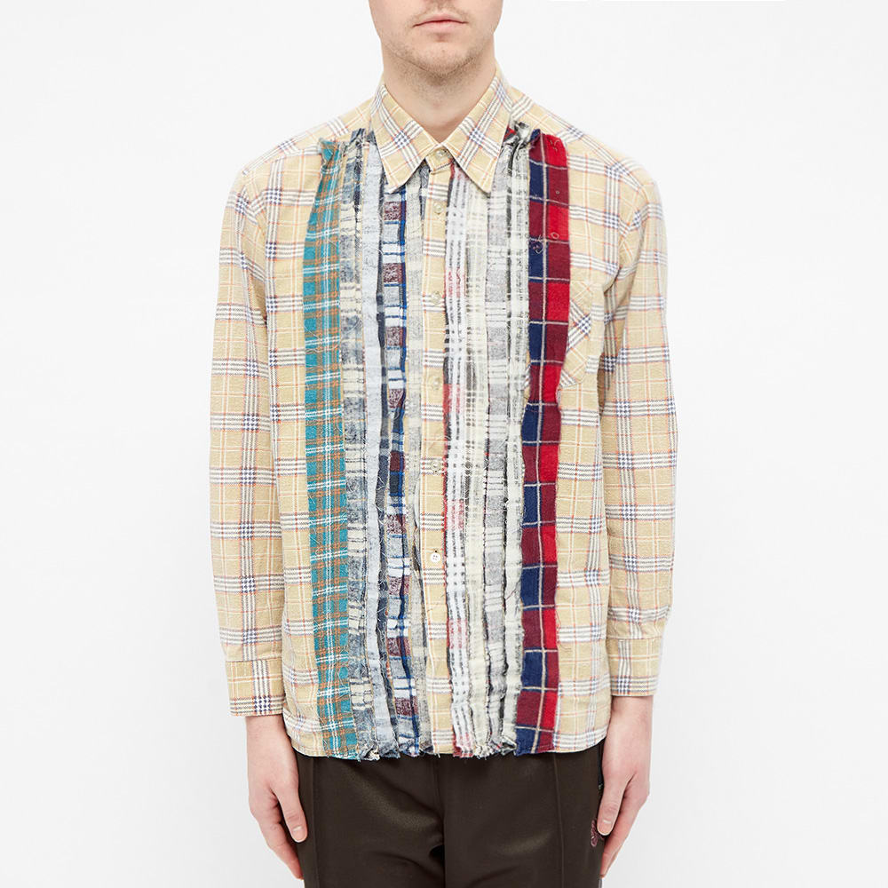 Needles Rebuild Ribbon Flannel Shirt Multi | END. (CA)