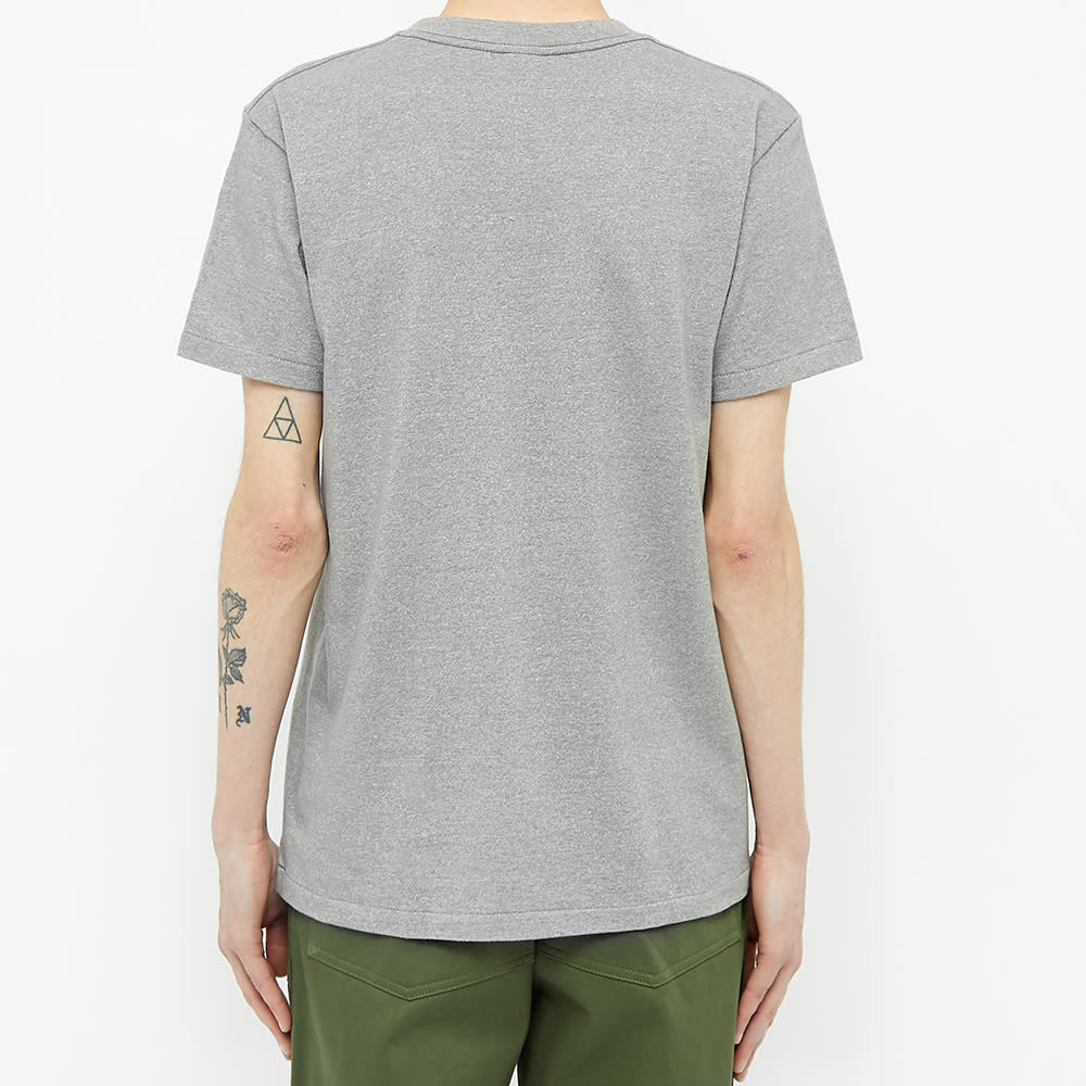 Velva Sheen Twist Pocket Tee Heather Grey | END.